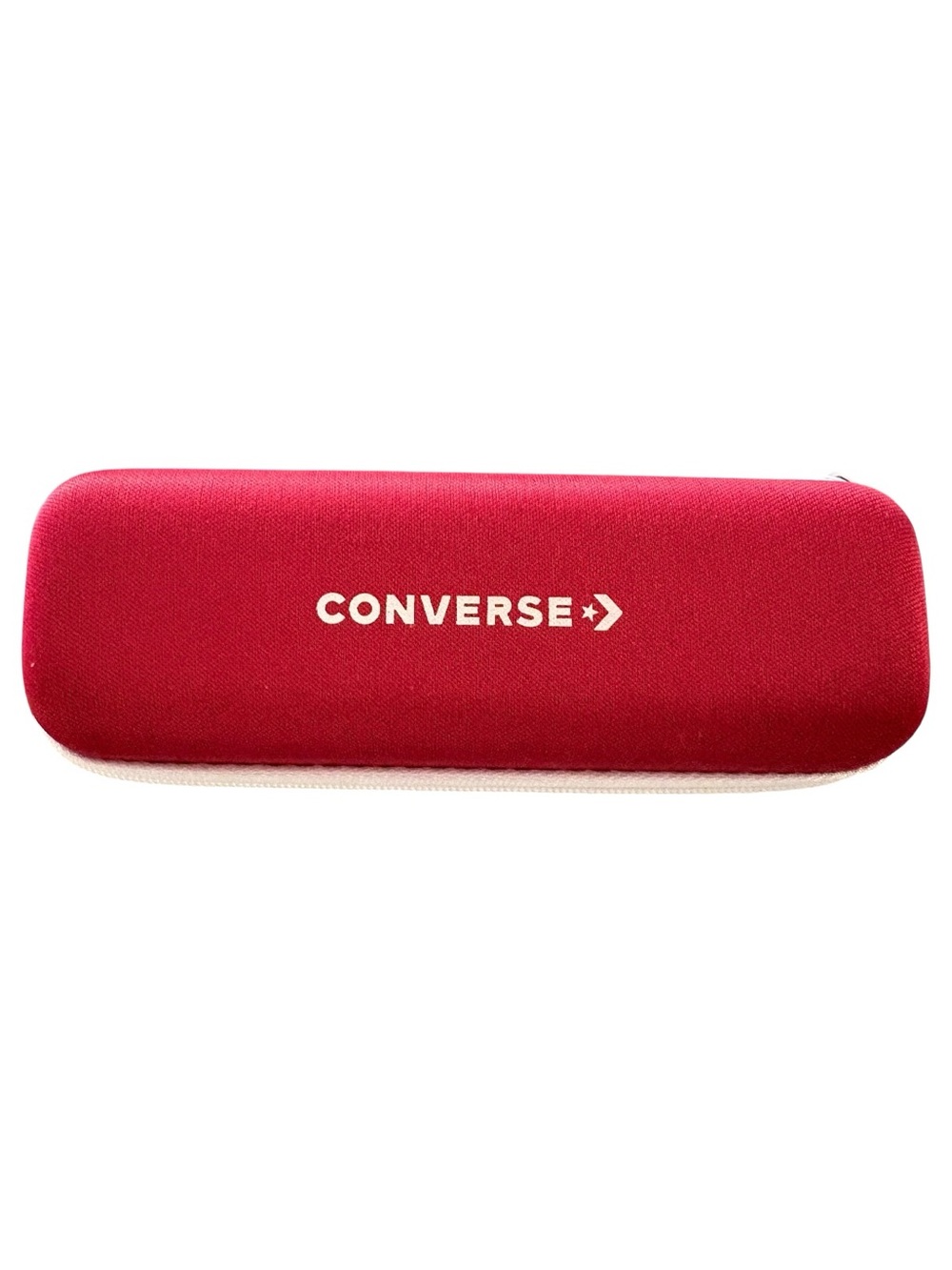 Converse Red Zippered Eyewear Case with Logo